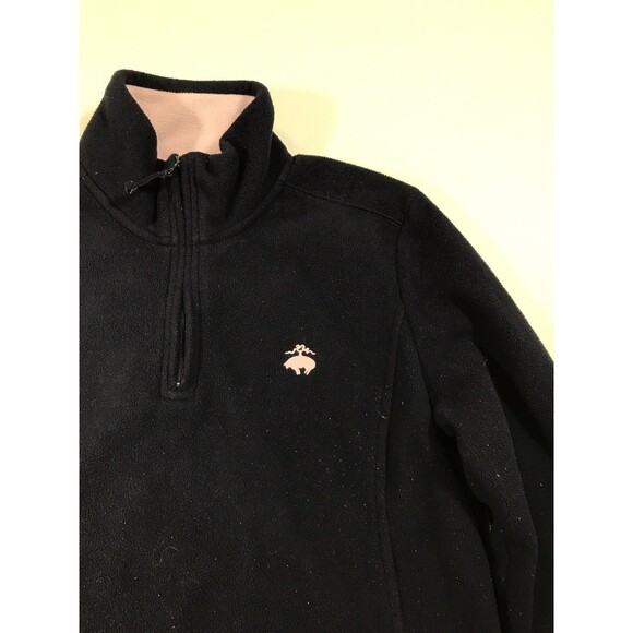 Brooks Brothers 346 Womens 3/4 Zip Pullover Navy Blue Size Medium - Picture 4 of 8